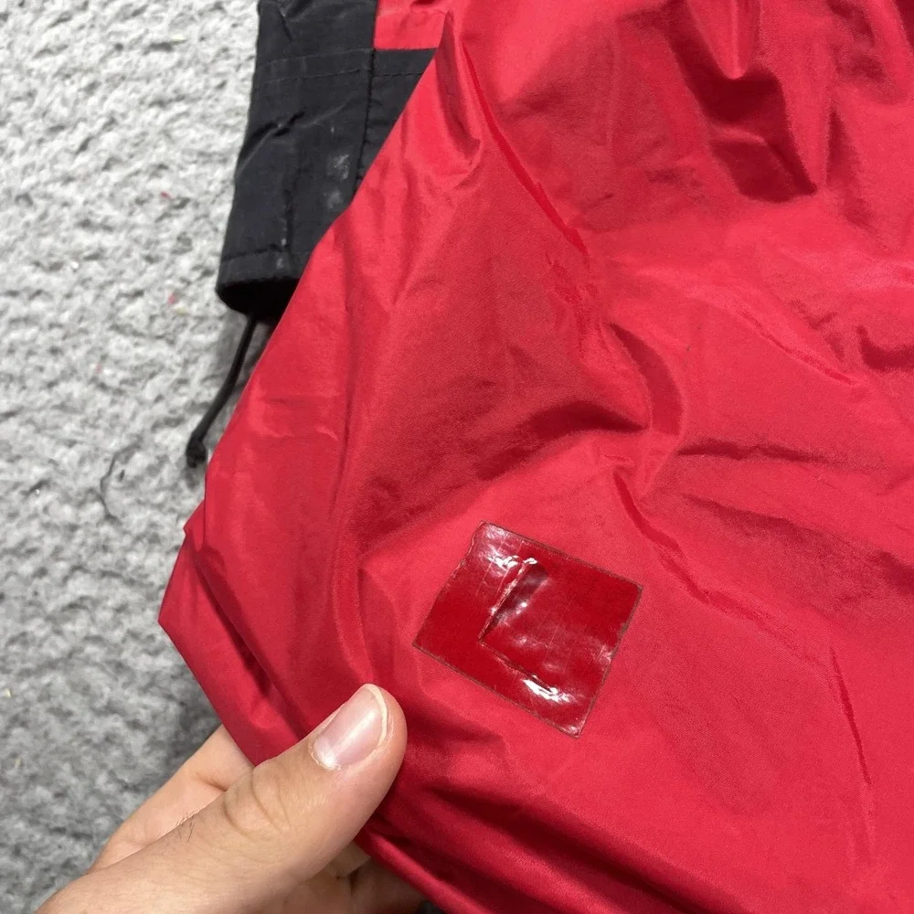 Vintage The North Face Jacket Mens Medium Red Black Gore-Tex Hooded Ski USA 90s